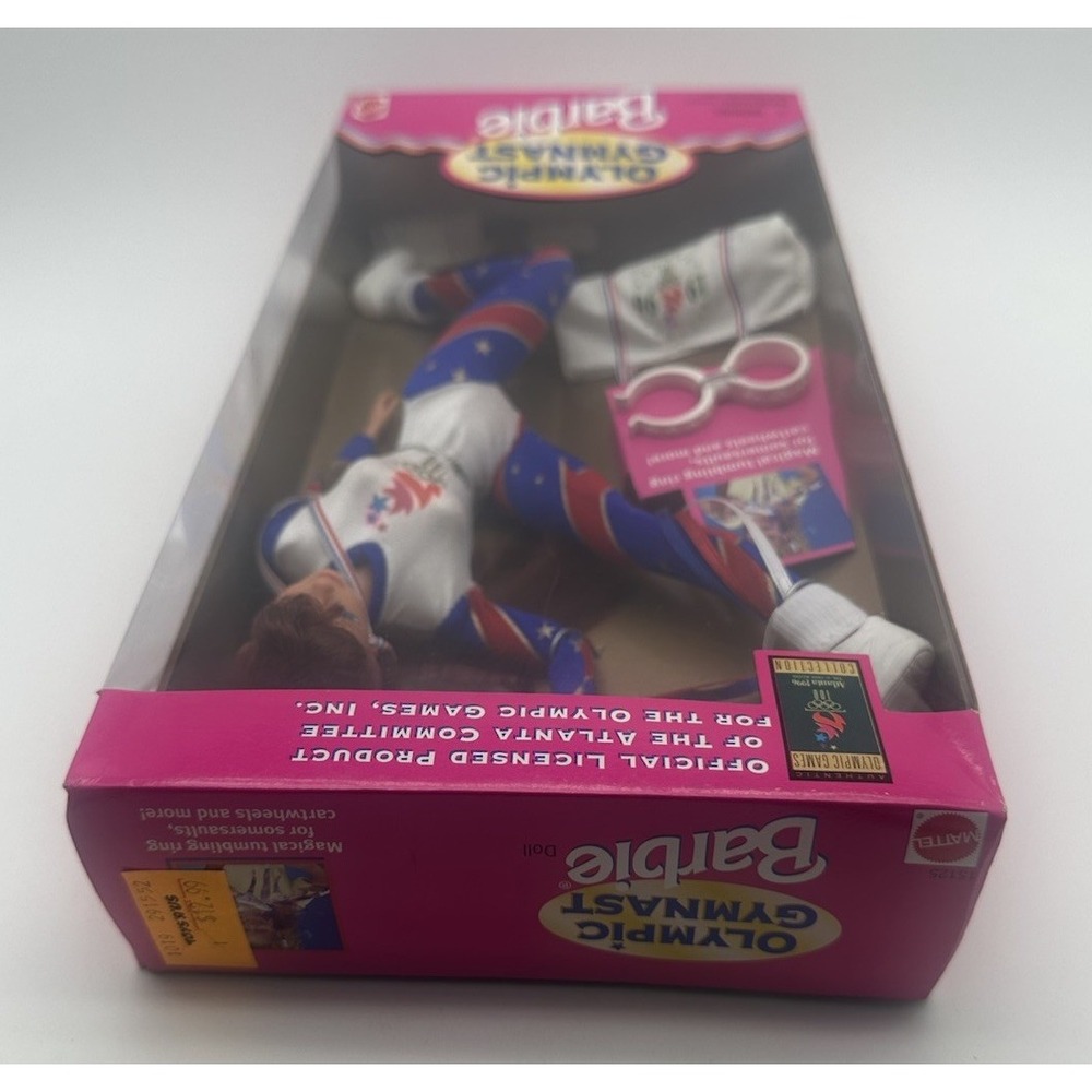 1995 MATTEL BARBIE OLYMPIC GYMNAST ATLANTA 1996 TEAM USA REDHEAD #15125 - Picture 3 of 7